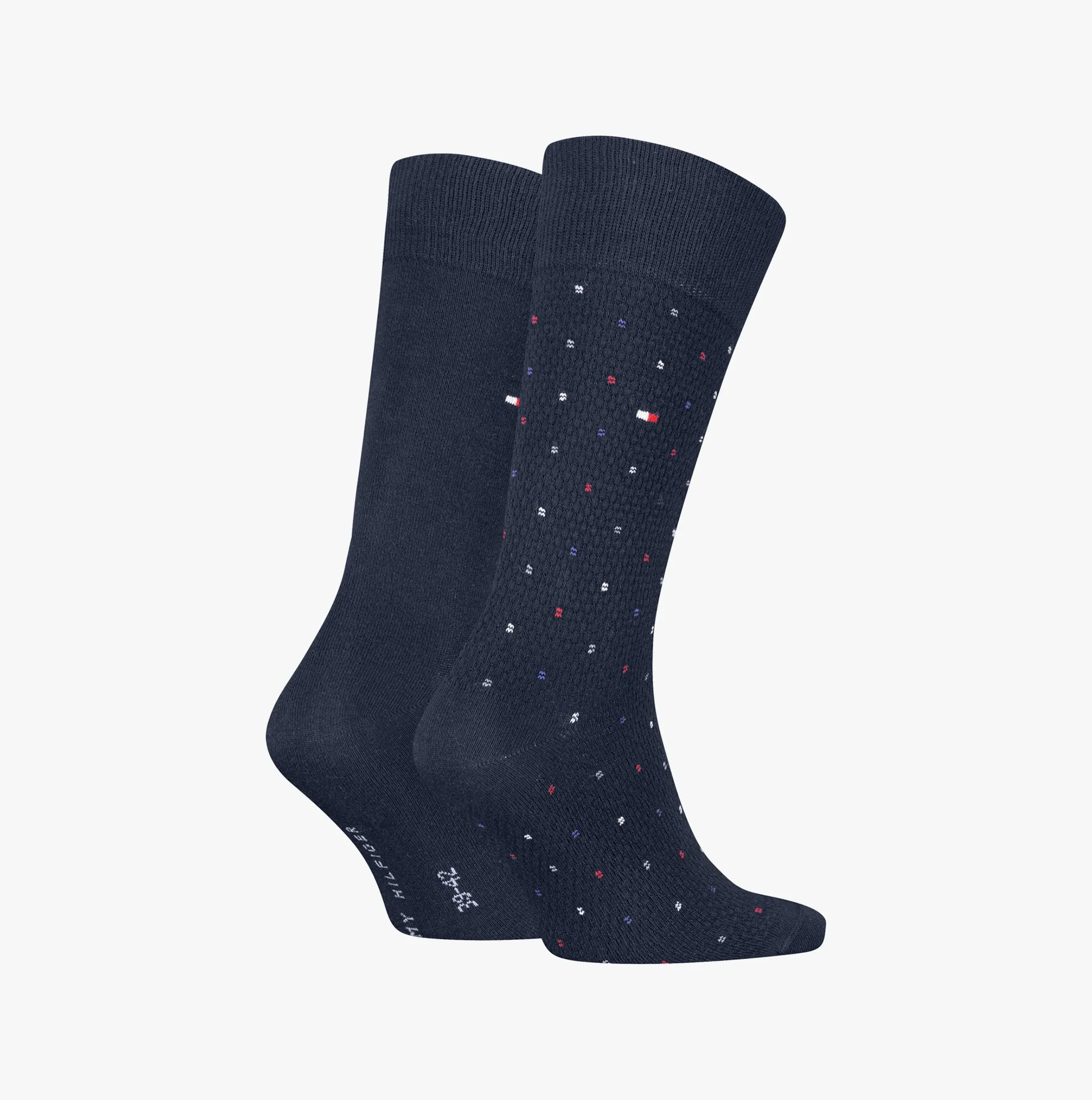 Tommy Hilfiger 2 Pack Structure Dot Mens Socks Navy sold by Shuperb product image thumbnail 2