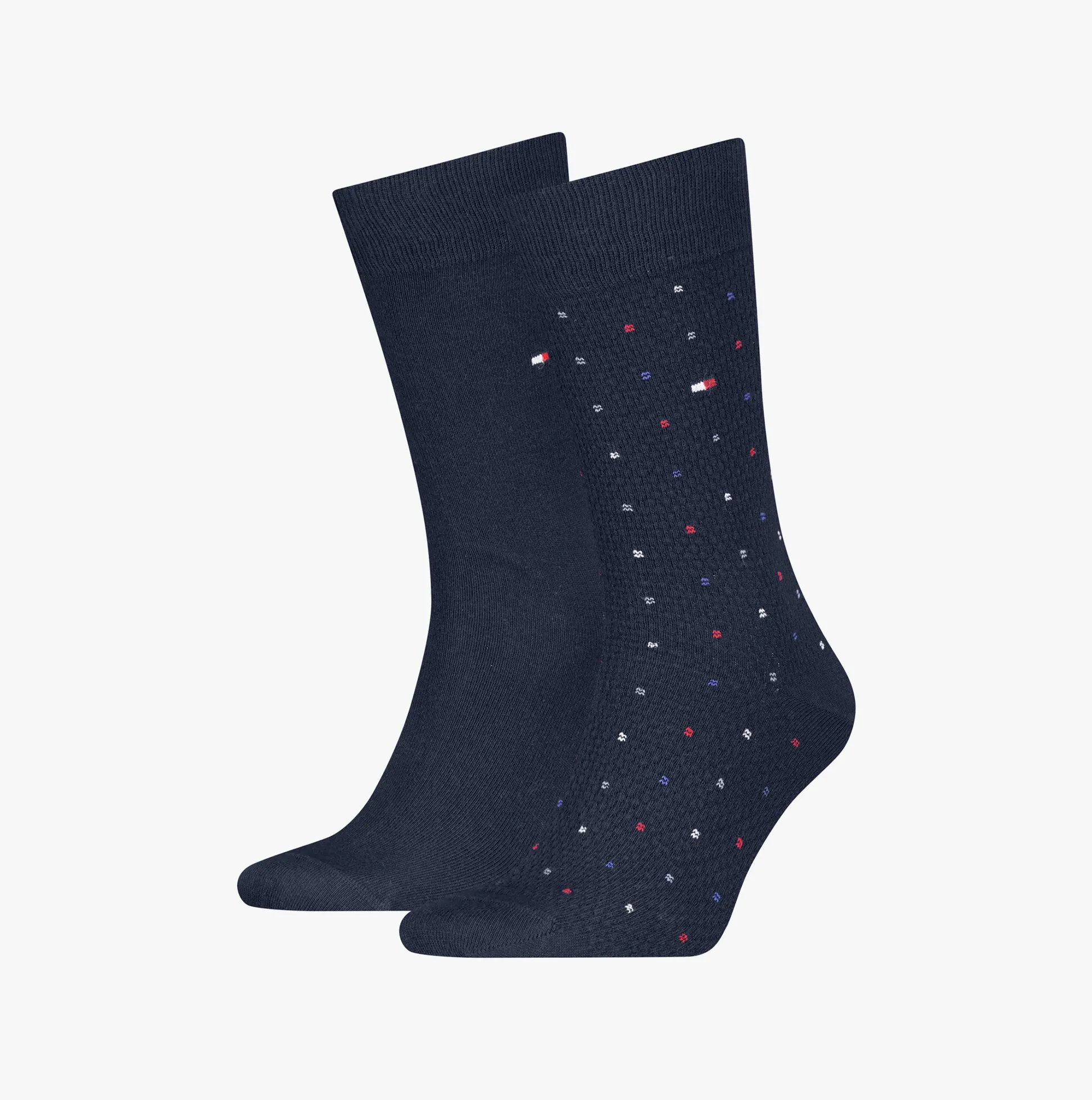 Tommy Hilfiger 2 Pack Structure Dot Mens Socks Navy sold by Shuperb