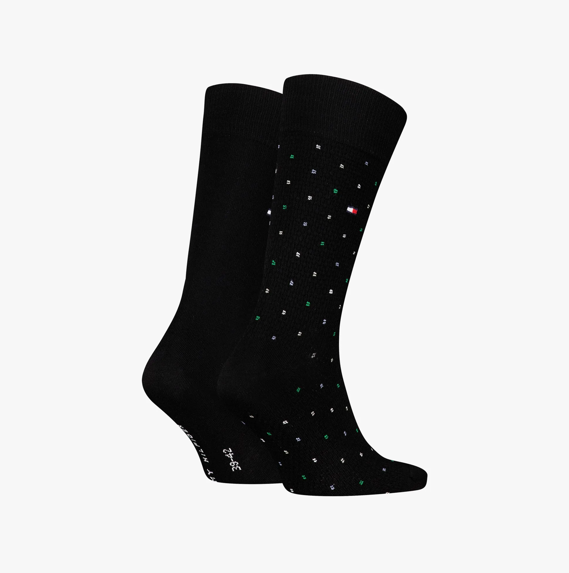 Tommy Hilfiger 2 Pack Structure Dot Mens Socks Black sold by Shuperb product image thumbnail 2