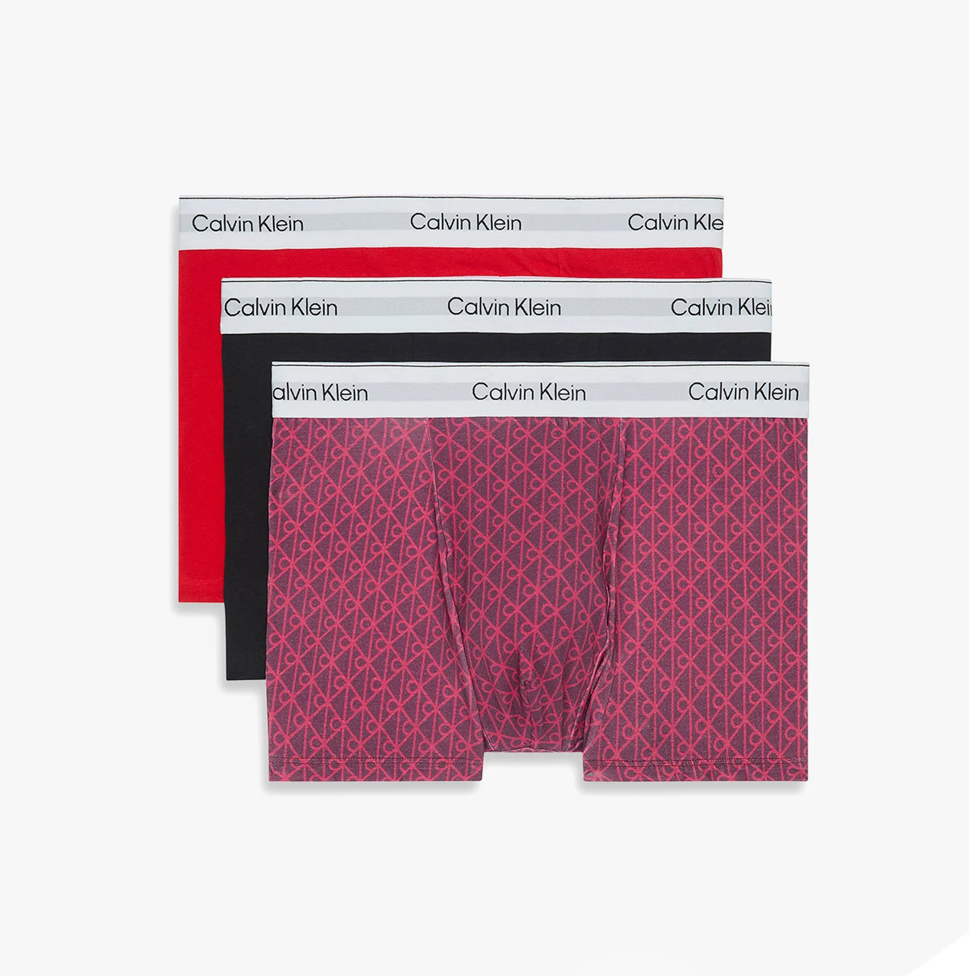 Calvin Klein RELAXED FIT 3 Pack Mens Trunks Multicoloured sold by Shuperb