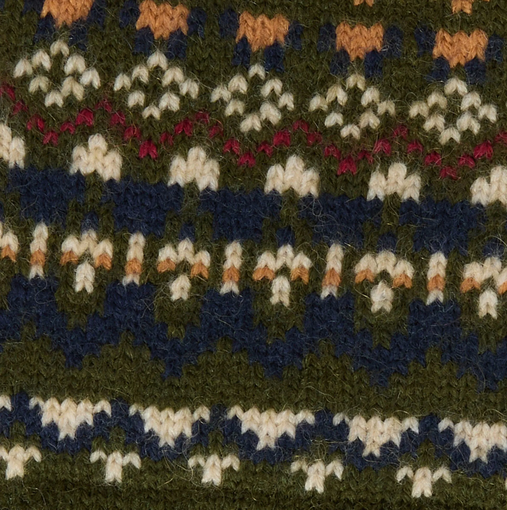 Barbour Barbour MARLOW FAIR ISLE KNITTED Mens Gloves Olive sold by Shuperb product image thumbnail 3