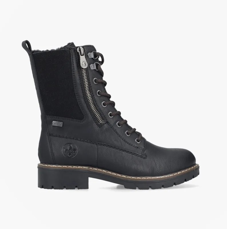 Rieker Y9151-00 Womens Boots Black sold by Shuperb