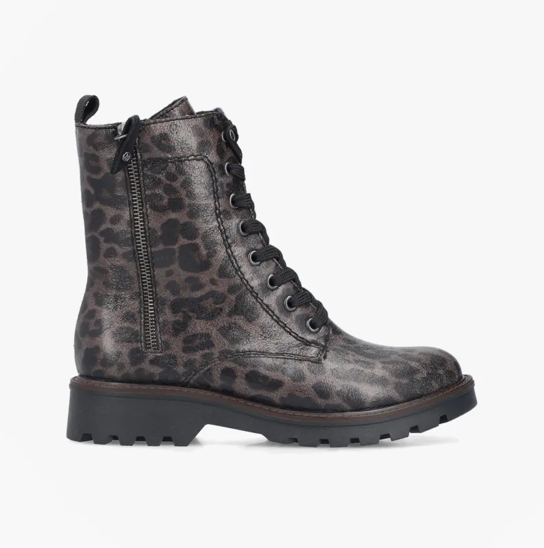 Rieker 73210-42 Womens Boots Grey sold by Shuperb