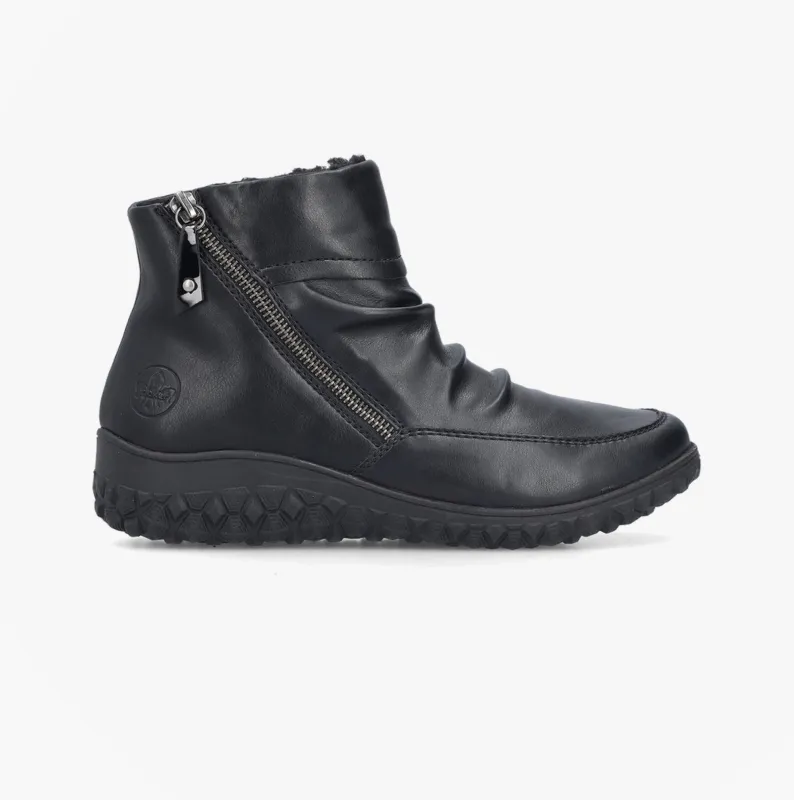 Rieker 59585-01 Womens Boots Black sold by Shuperb
