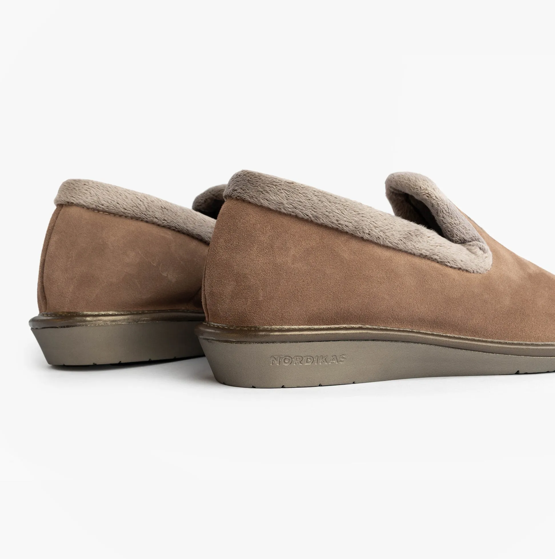 Nordikas 305 Womens Suede Full Slippers Piedra sold by Shuperb product image thumbnail 5