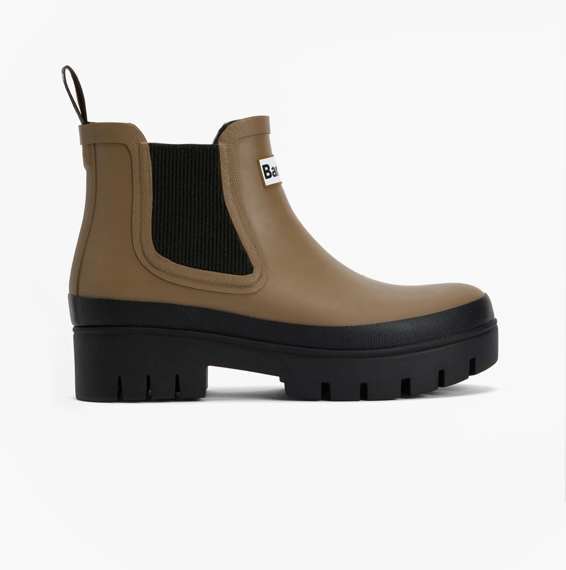 Barbour HALTON Womens Chelsea Wellies Military Brown/Black sold by Shuperb