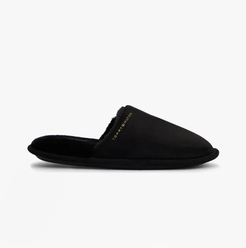 Tommy Hilfiger TH SOFT HOUSE SHOE Womens Slippers Black sold by Shuperb