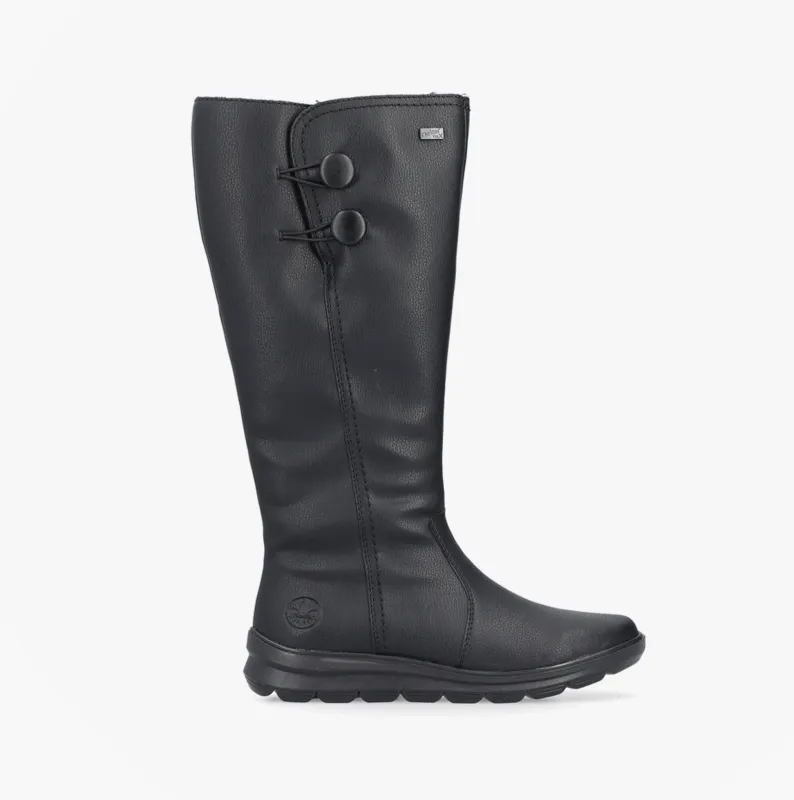 Rieker Z0090-00 Womens Boots Black sold by Shuperb