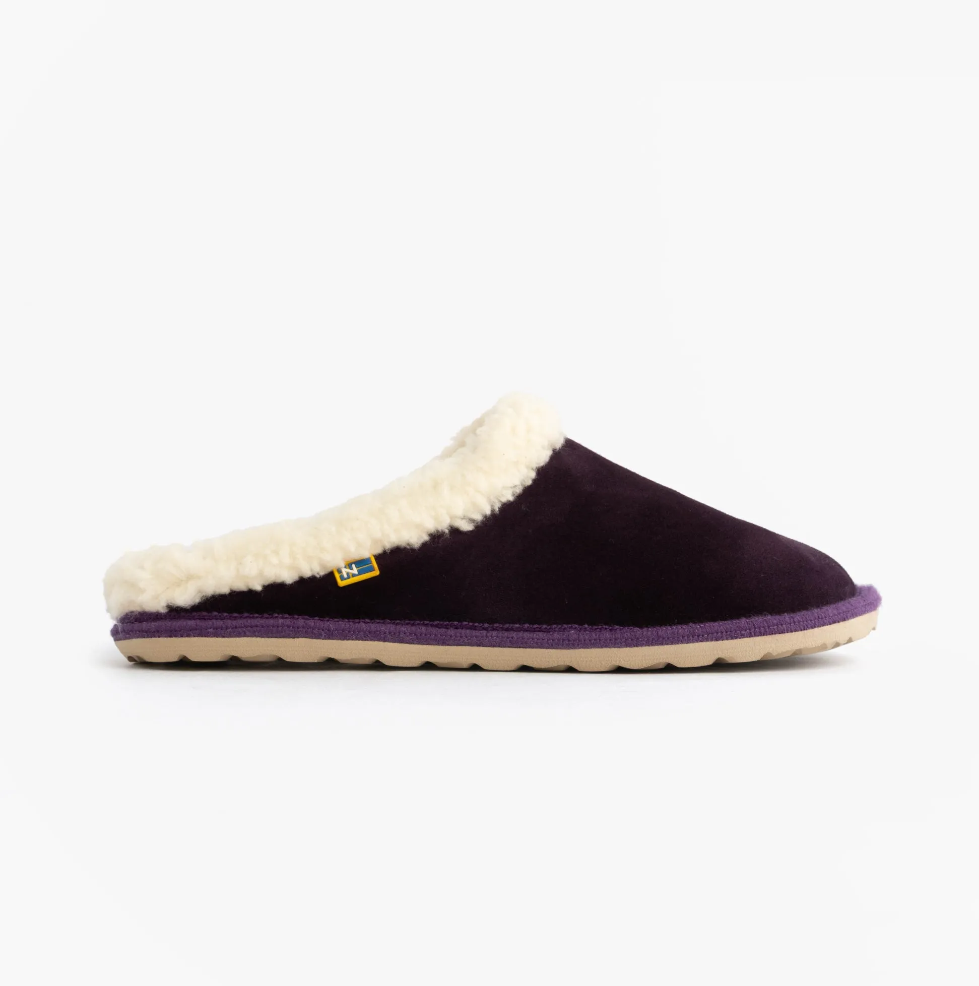Nordikas 2087 Womens Suede Mule Slippers Purple sold by Shuperb