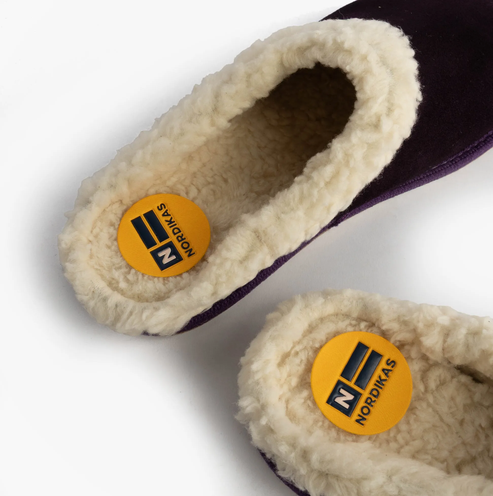 Nordikas 2087 Womens Suede Mule Slippers Purple sold by Shuperb product image thumbnail 5