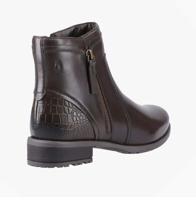 Hush Puppies SCARLETT Womens Leather Ankle Boots Brown sold by Shuperb