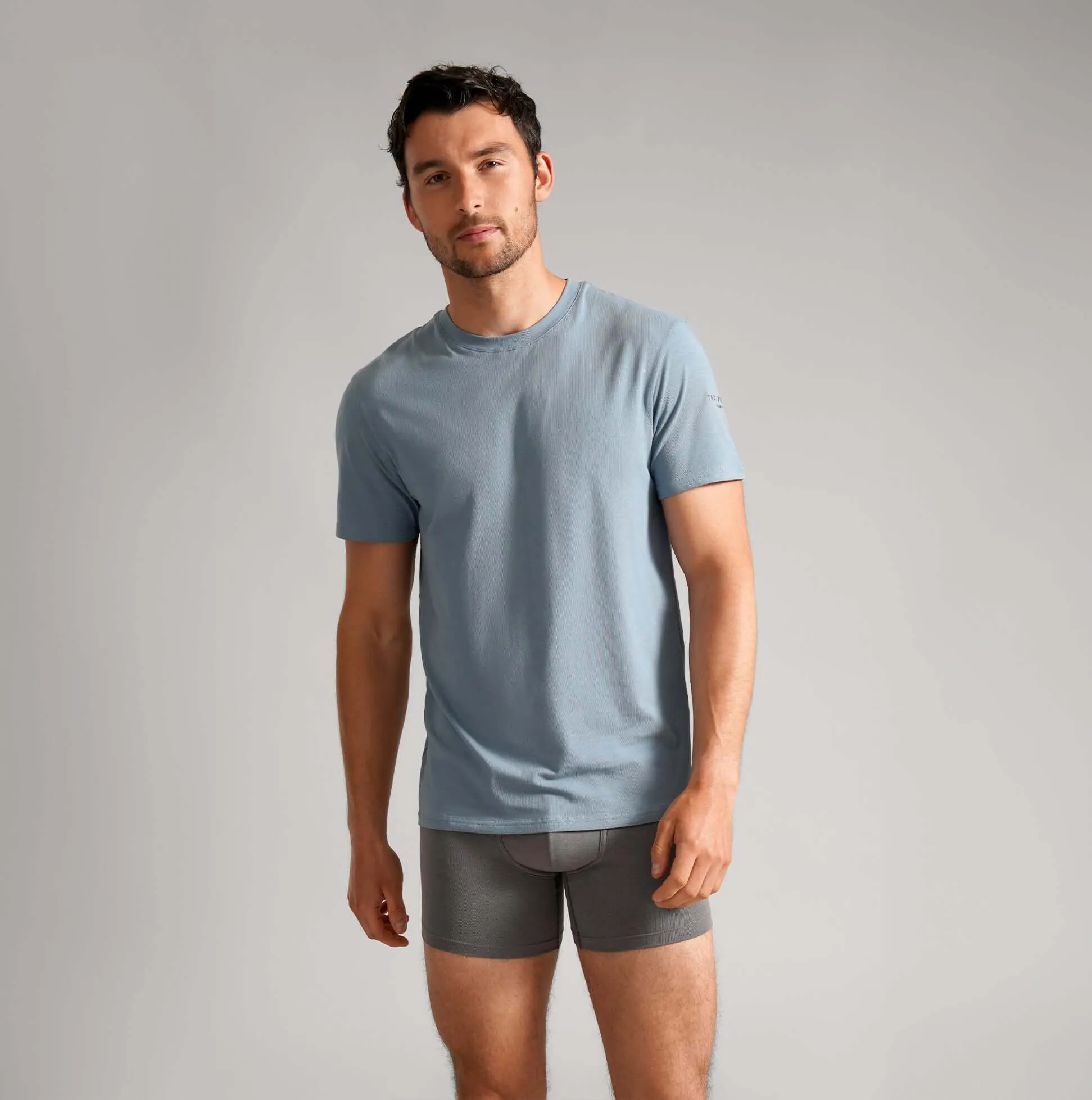 Ted Baker 3-Pack Crew Neck T-Shirts Mens T-Shirts & Tank Tops Navy Mix sold by Shuperb product image thumbnail 2