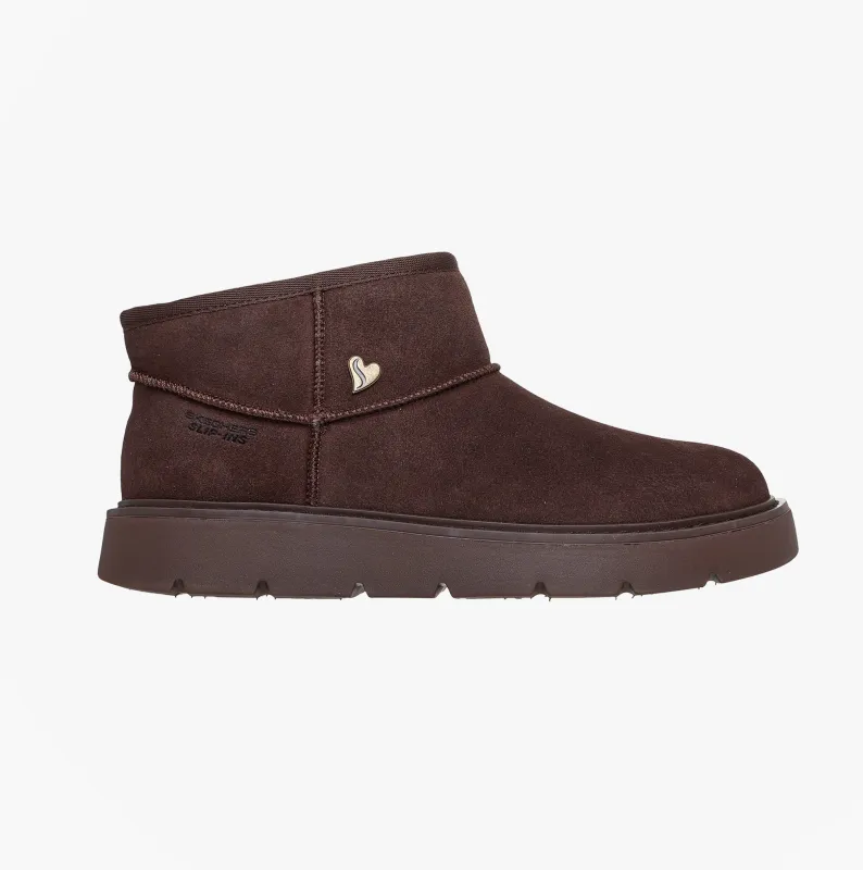 Skechers 167848/CHOC KEEPSAKES COZY - COZY MINI Womens Boots Chocolate sold by Shuperb