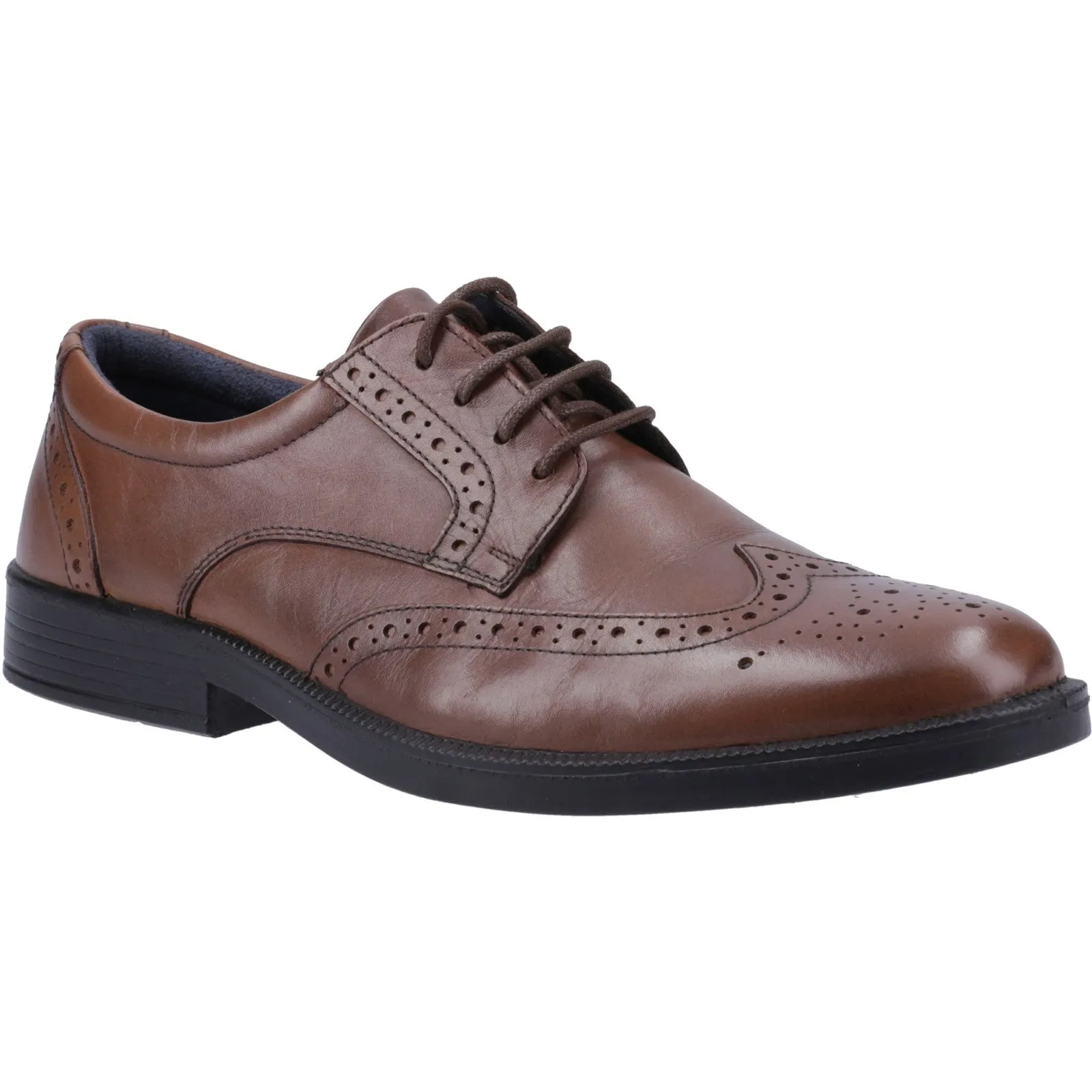 Hush Puppies Hush Puppies NOLAN Mens Derby Shoes Tan sold by Shuperb product image thumbnail 4