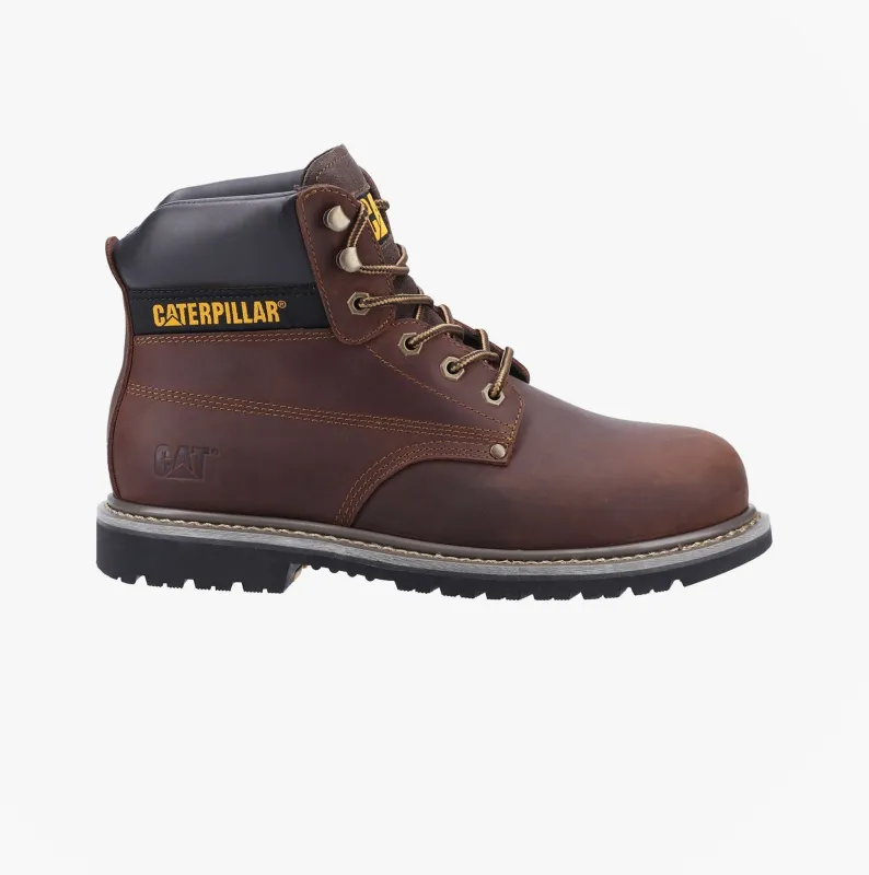 CAT POWERPLANT SB Mens Safety Boot Brown sold by Shuperb