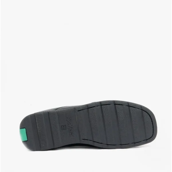 FRAGMA SLIP Boys Leather Moccasin Shoes Black sold by Shuperb product image thumbnail 3