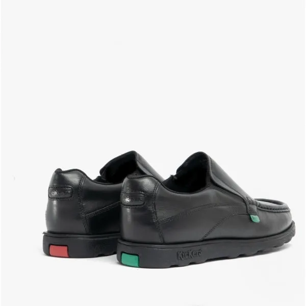 FRAGMA SLIP Boys Leather Moccasin Shoes Black sold by Shuperb product image thumbnail 5