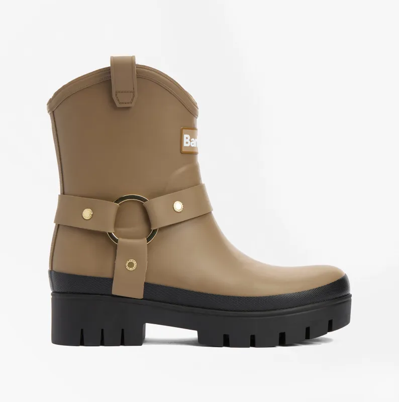 Barbour ELLEY Womens Wellies Military Brown sold by Shuperb