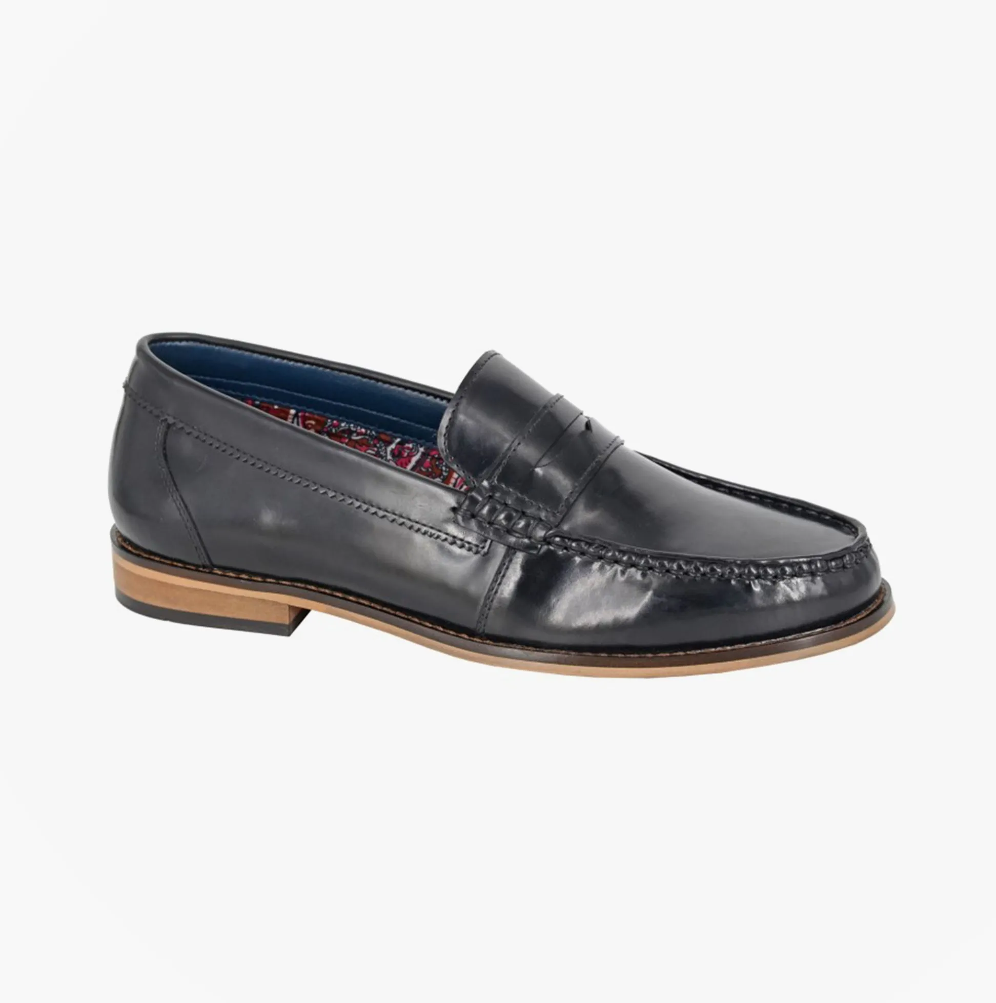 Roamers M550A Mens Loafers Black sold by Shuperb