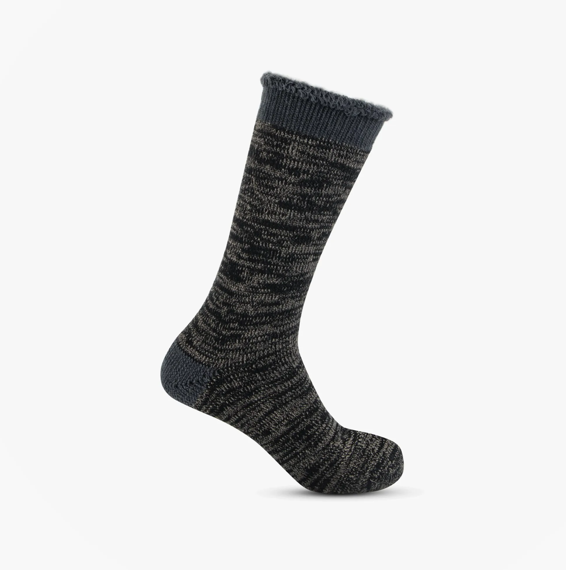 Totes Toasties 3.0 TOG BRUSHED INSIDE THERMAL LINED (Twin Pack) Mens Socks Black Twist sold by Shuperb product image thumbnail 2