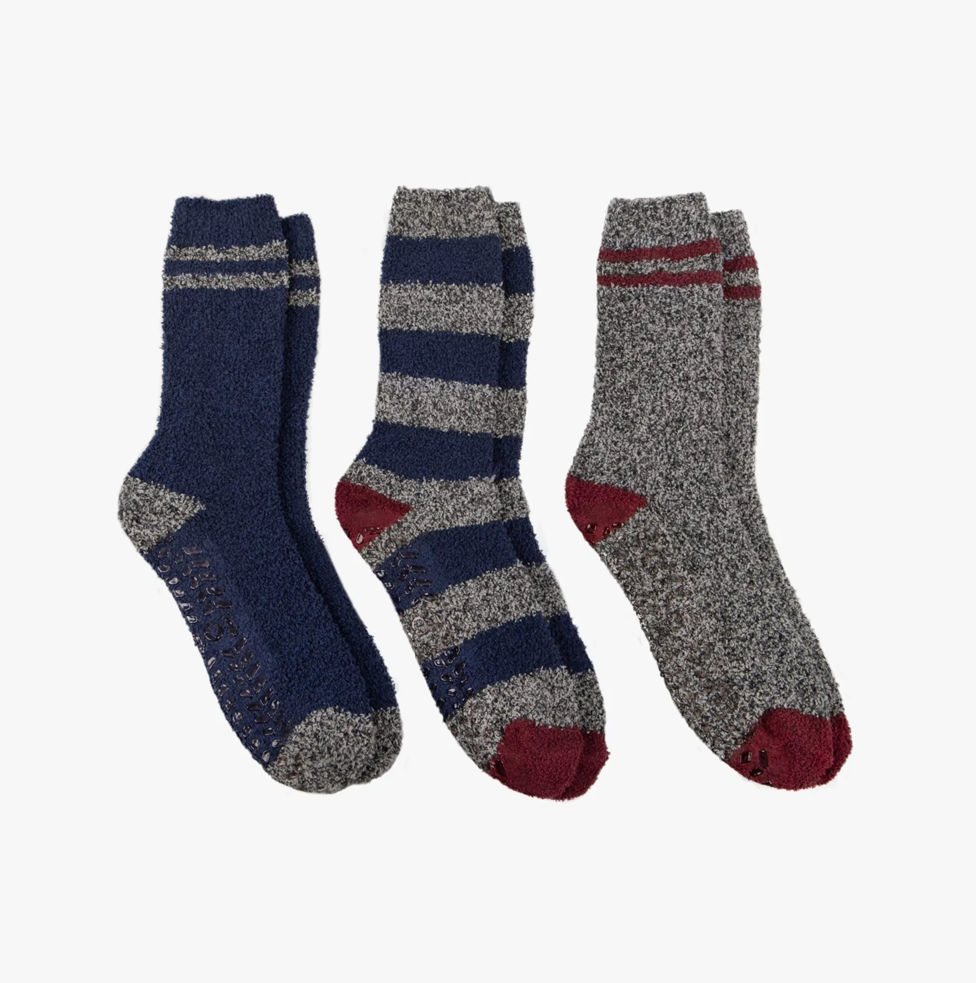 Totes Toasties SUPER SOFT COSY SOCKS (Triple Pack) Mens Socks Navy Mix sold by Shuperb product image thumbnail 4
