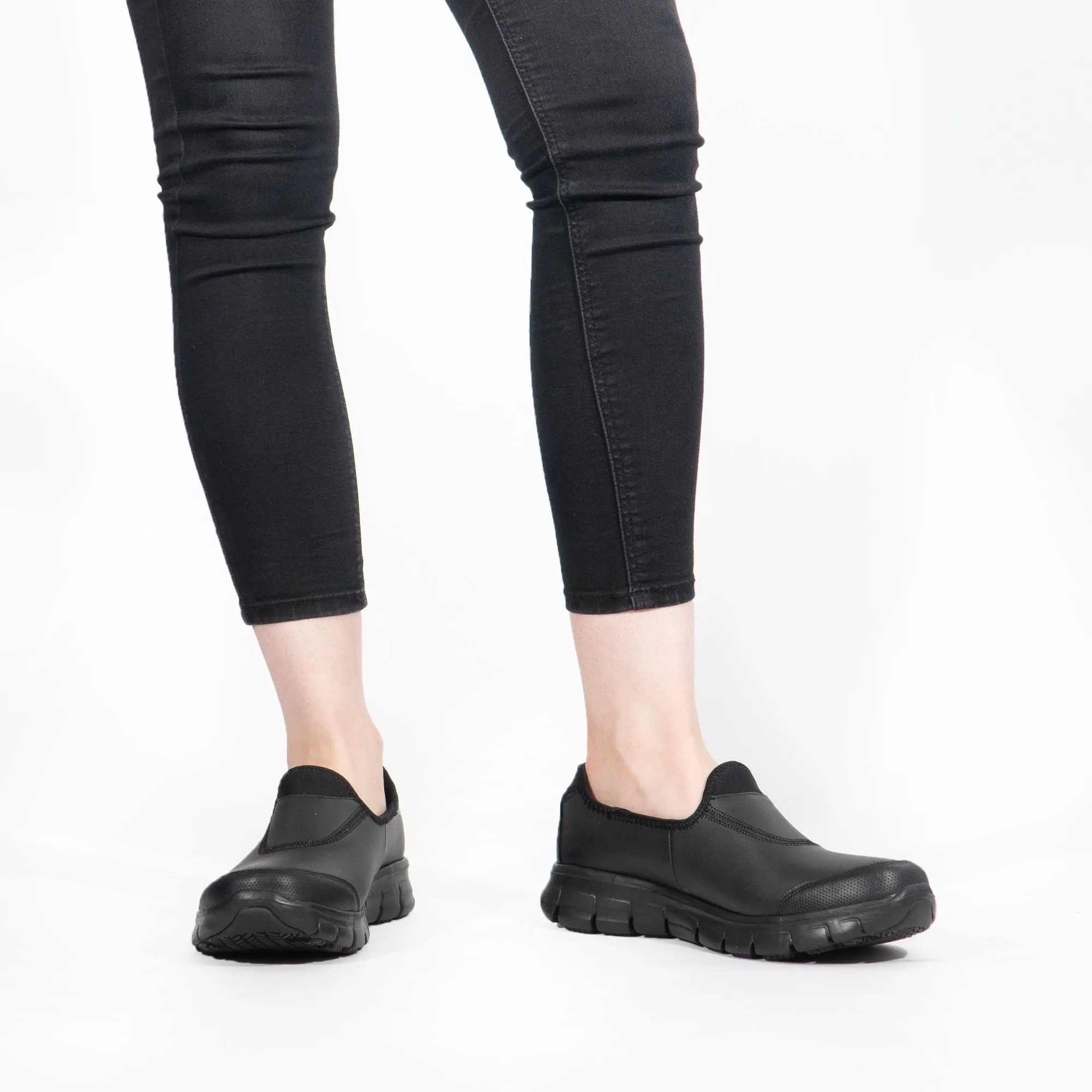 Skechers Work 76536EC SURE TRACK SR Womens Occupational Shoes Black sold by Shuperb product image thumbnail 3