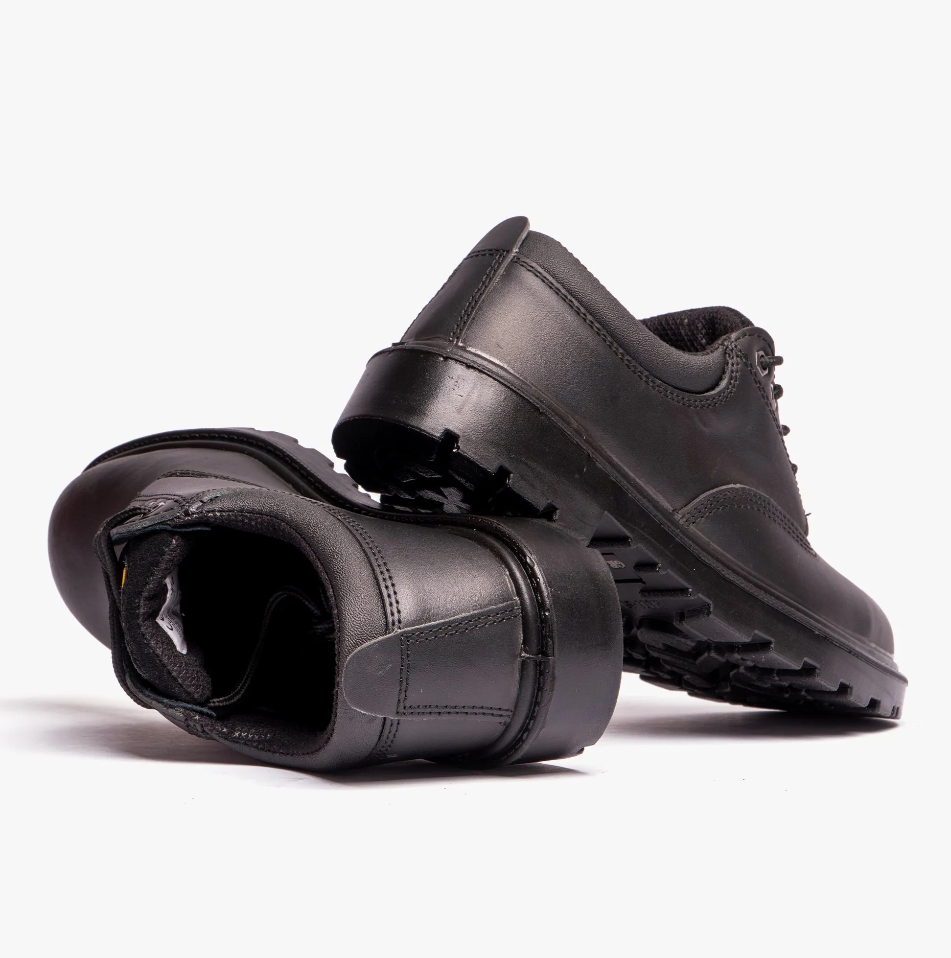 Grafters CONTRACTOR Unisex Leather Safety Shoes Black sold by Shuperb product image thumbnail 4