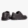 Grafters CONTRACTOR Unisex Leather Safety Shoes Black sold by Shuperb