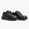 Grafters CONTRACTOR Unisex Leather Safety Shoes Black sold by Shuperb