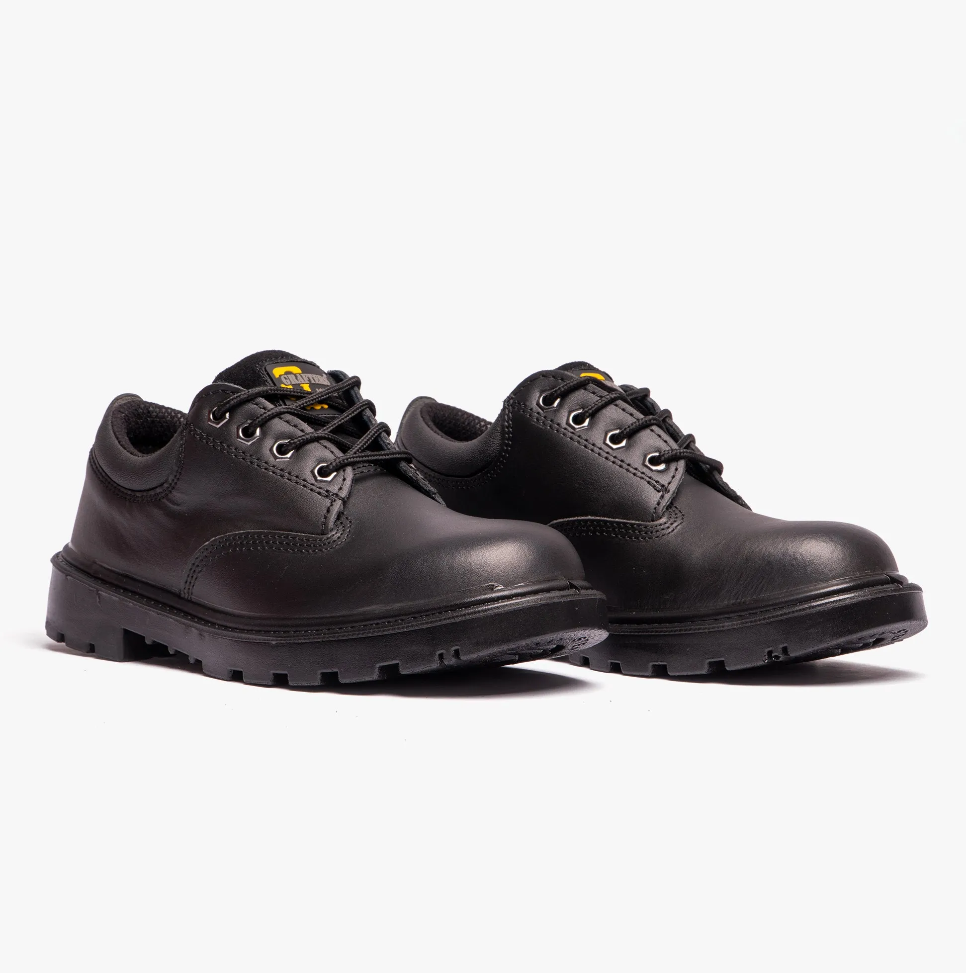 Grafters CONTRACTOR Unisex Leather Safety Shoes Black sold by Shuperb product image thumbnail 2