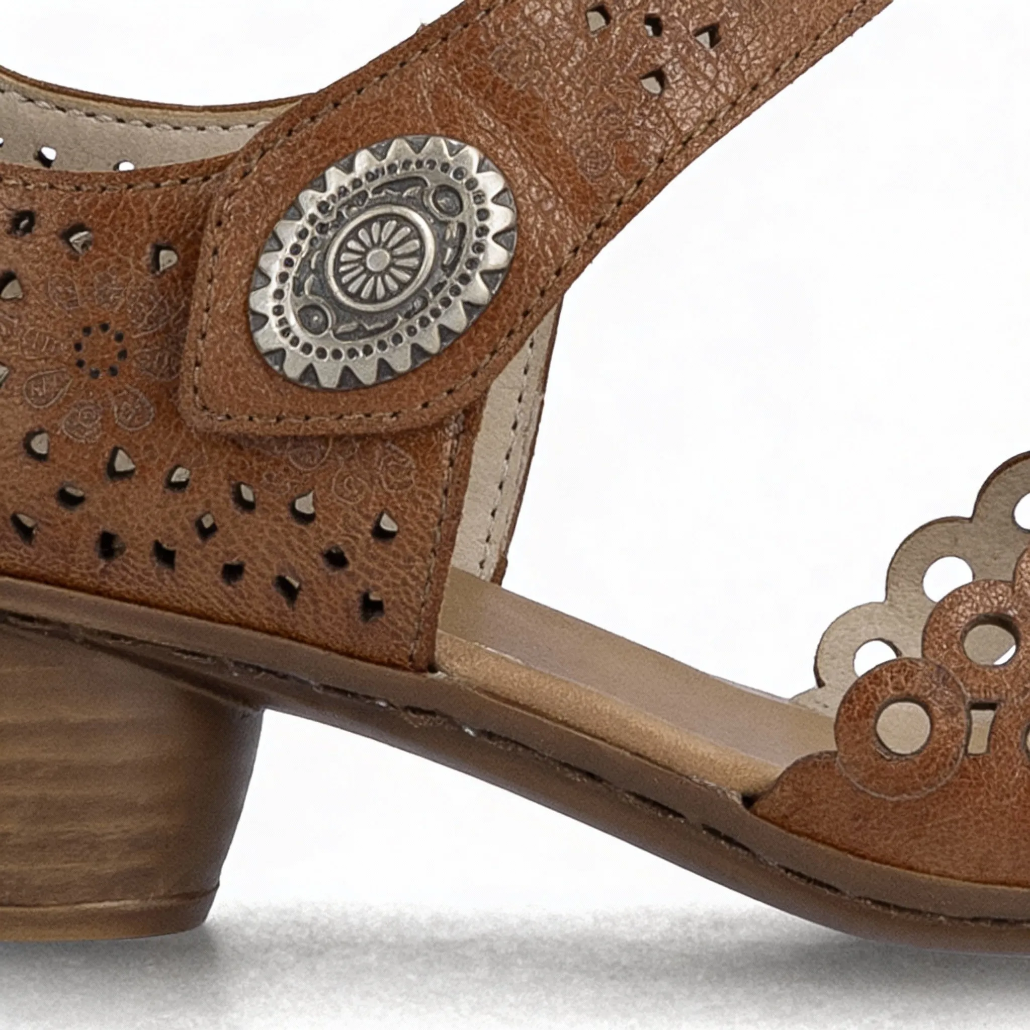 Rieker MIRJAM 43753-22 Womens Ankle Strap Sandals Tan sold by Shuperb product image thumbnail 3