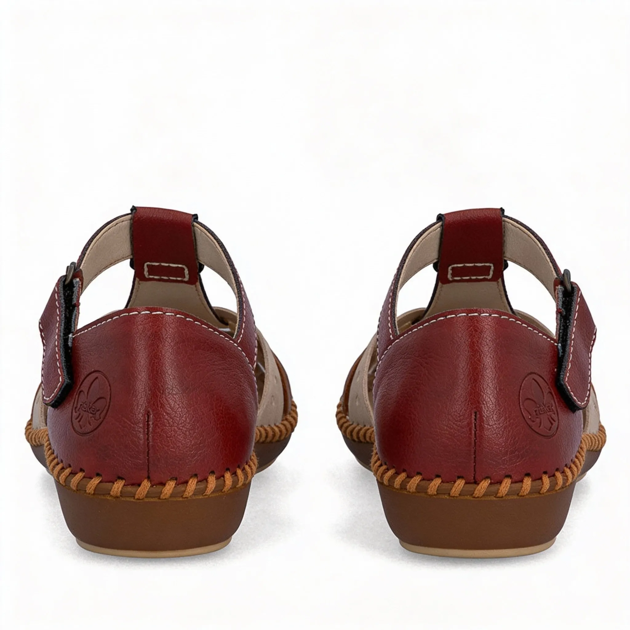 Rieker M1655-34 DESIDERIA Womens Gladiator Sandals Red sold by Shuperb product image thumbnail 4