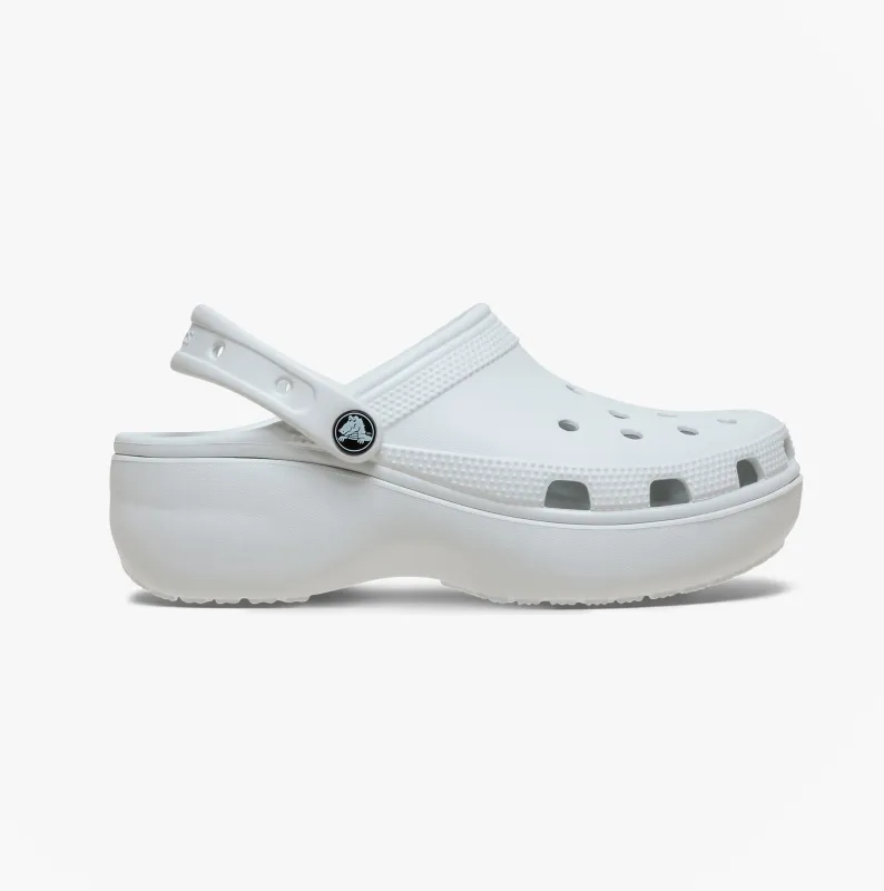 Crocs CLASSIC PLATFORM Womens Clogs Sandals Moonlight made by Shuperb