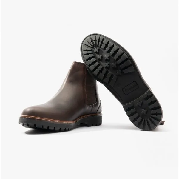 CHIRK Mens Leather Chelsea Boots Dark Brown sold by Shuperb product image thumbnail 5