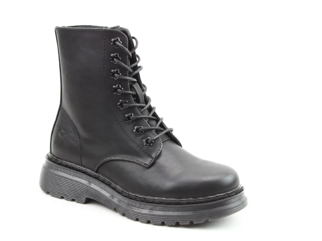 Heavenly Feet EVA Womens Lace Up Boots Black sold by Shuperb
