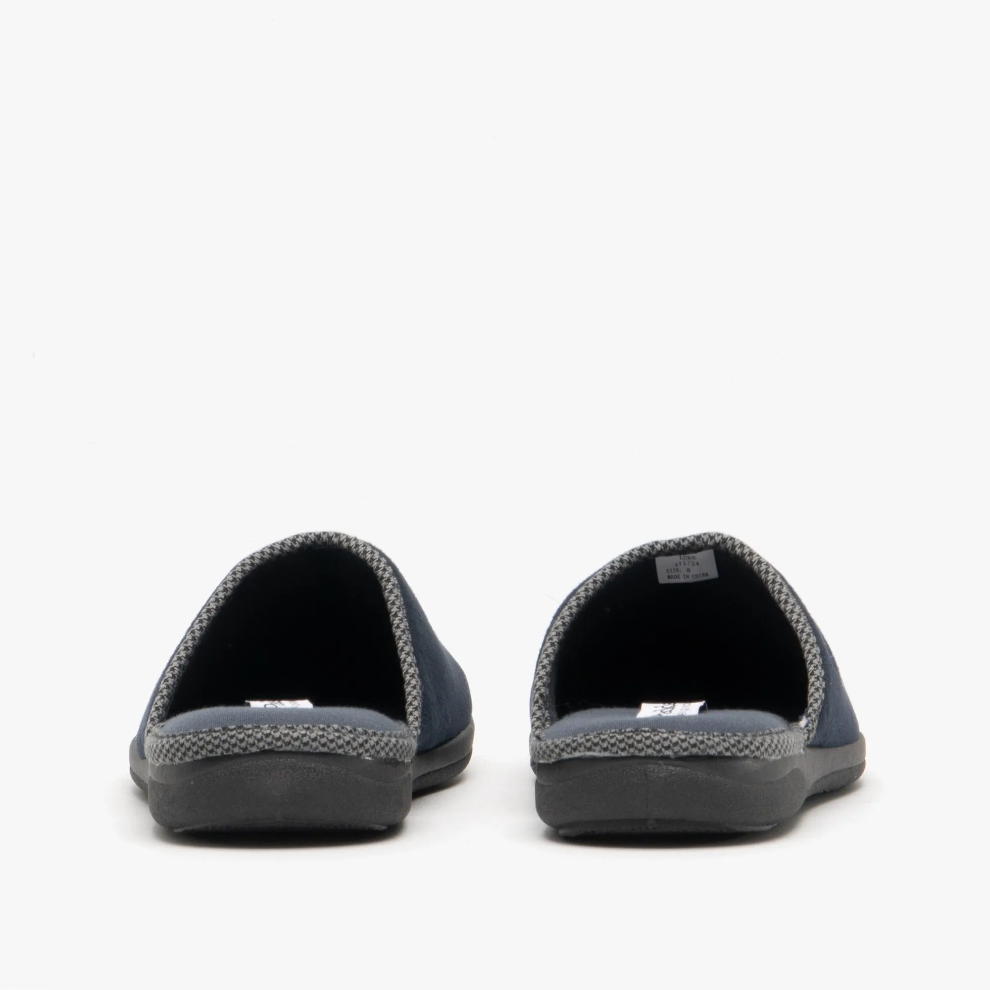 Padders LUKE Mens (G Fit) Mule Slippers Navy sold by Shuperb product image thumbnail 5