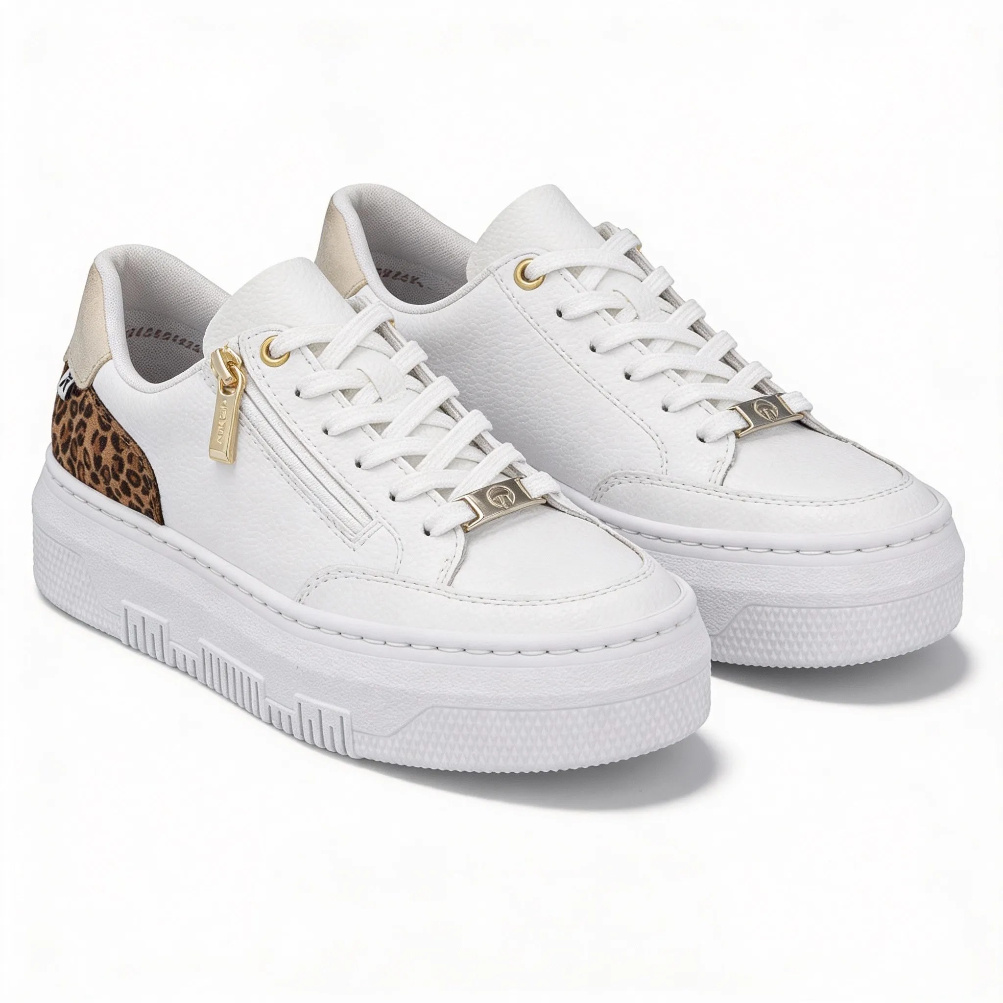 Rieker ENYA Womens Court Trainers White Multi sold by Shuperb product image thumbnail 2