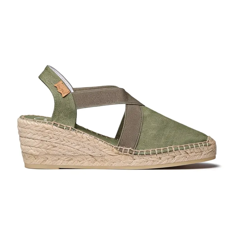 Toni Pons TER Womens Wedge Sandals Forest made by Shuperb
