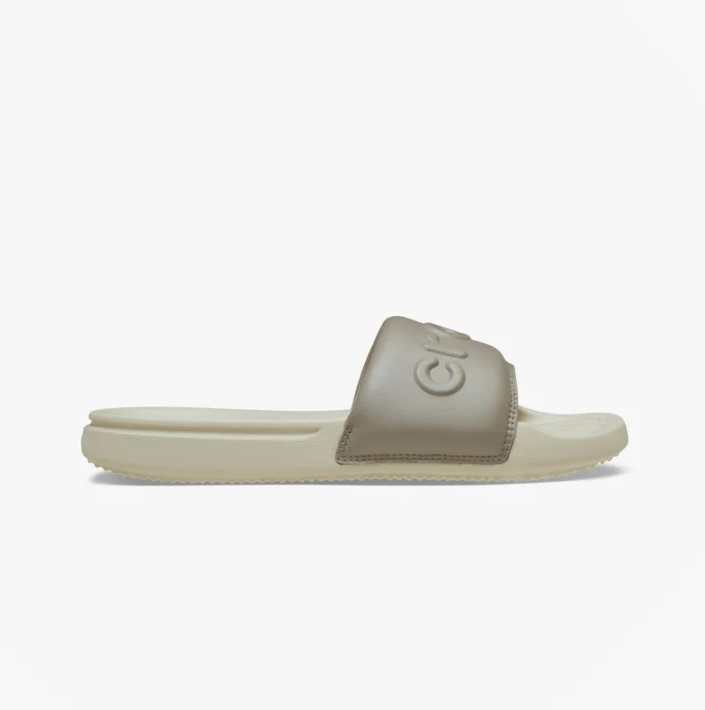 Crocs CROCS ALL DAY Womens Sliders Bone/Taupe sold by Shuperb