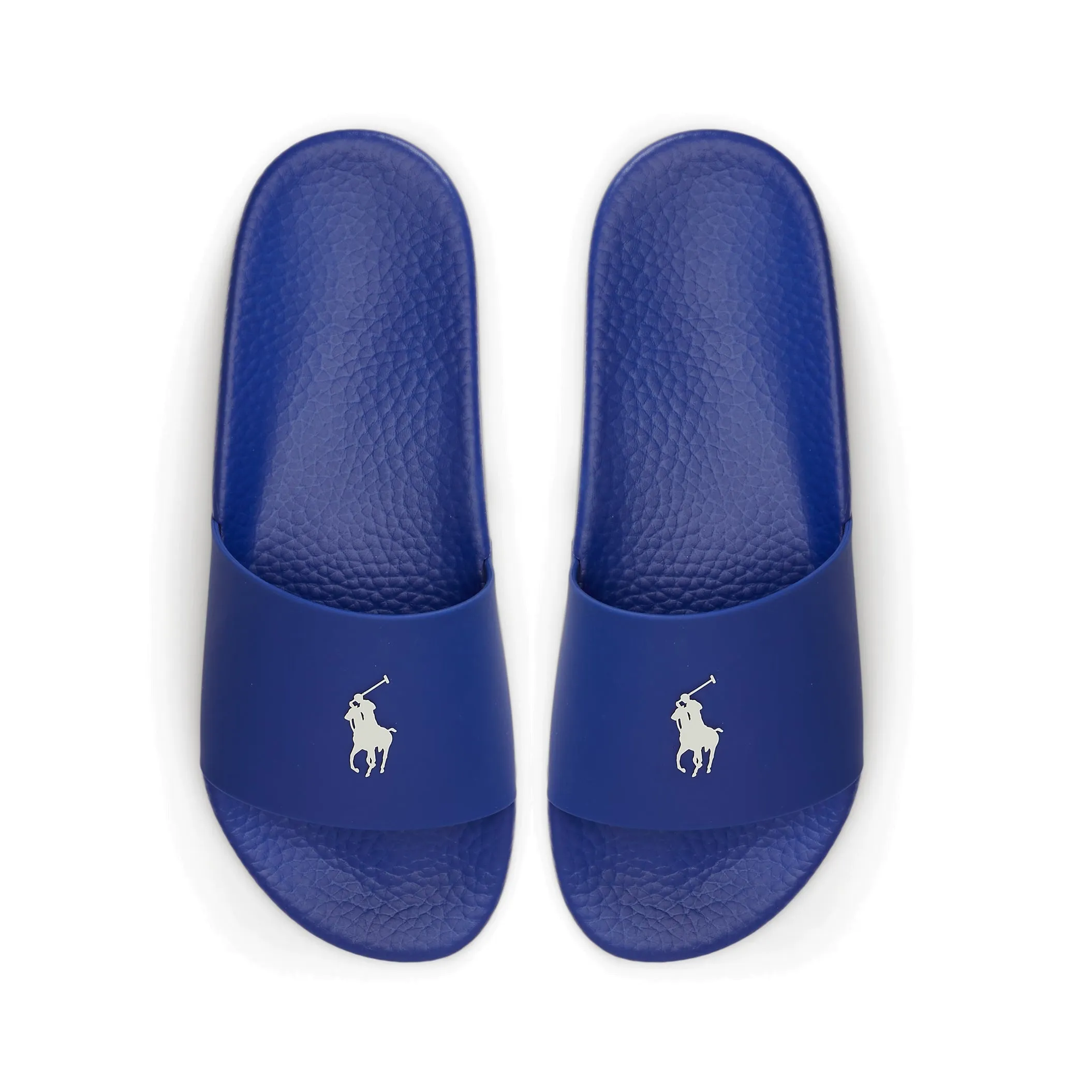 Polo Ralph Lauren POLO SLIDE Mens Sliders Royal/Deckwash White sold by Shuperb