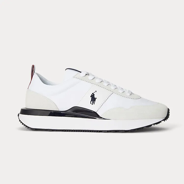 Polo Ralph Lauren TRAIN 89 RIB Mens Casual Trainers White/Navy/Red sold by Shuperb