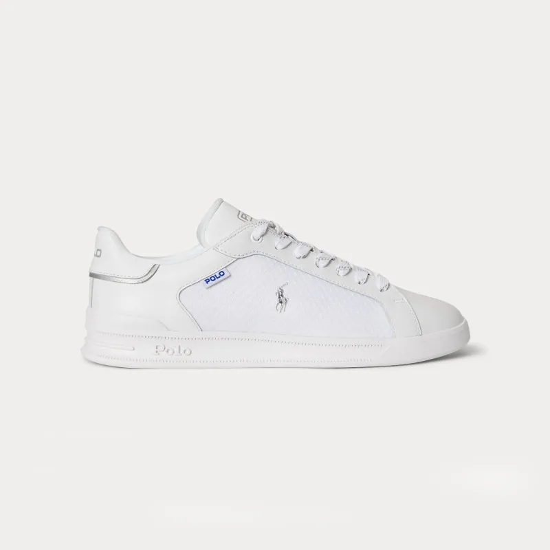 Polo Ralph Lauren HRT CT UTILY Mens Court Trainers White/Light Grey sold by Shuperb