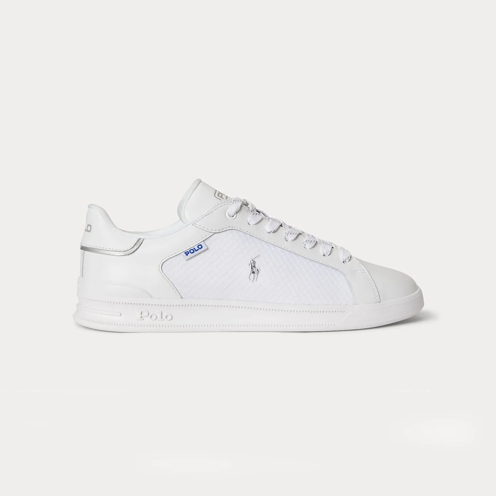 Polo Ralph Lauren HRT CT UTILY Mens Court Trainers White/Light Grey sold by Shuperb