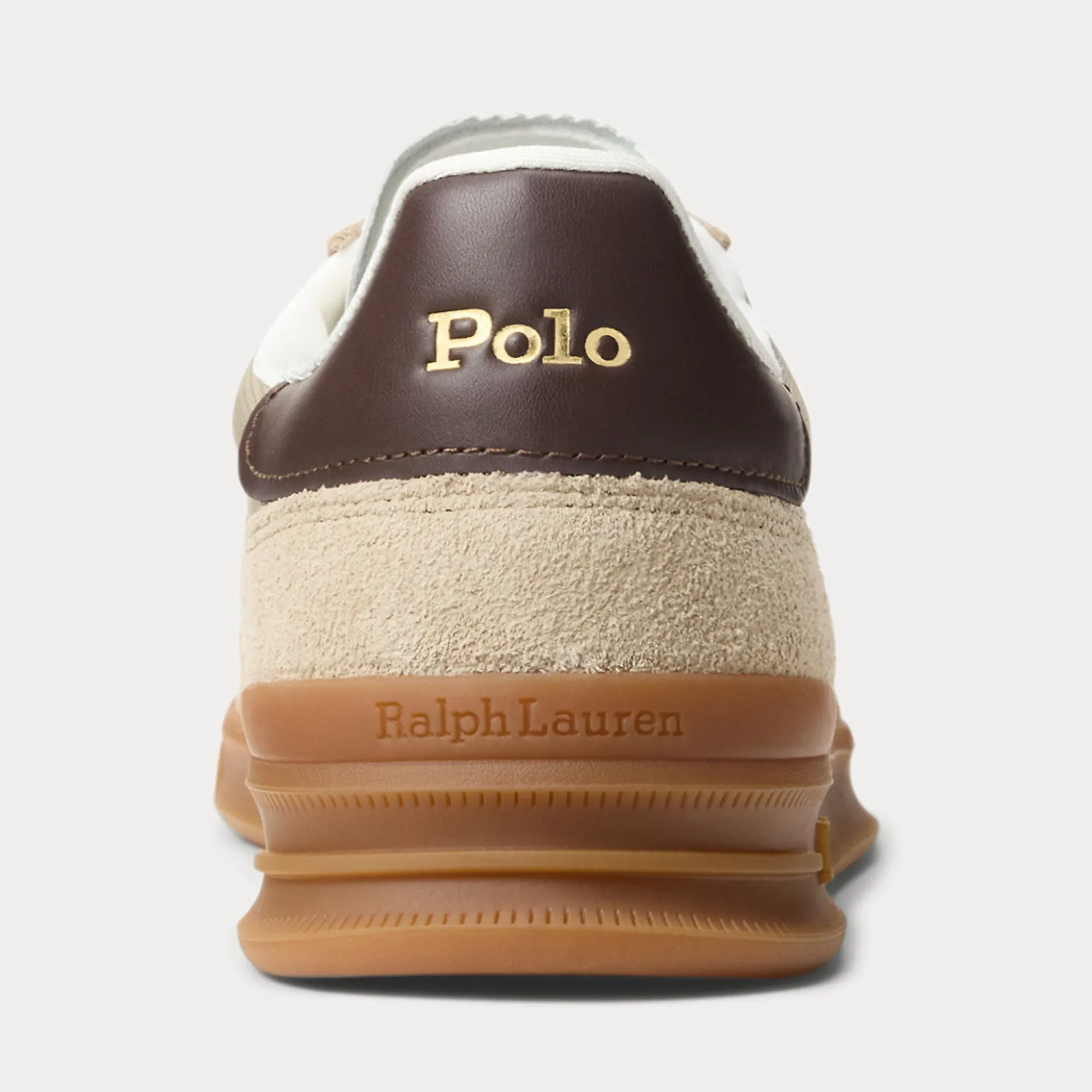 Polo Ralph Lauren HRT AERA PP Mens Court Trainers Milkshake/Dark Brown sold by Shuperb product image thumbnail 4