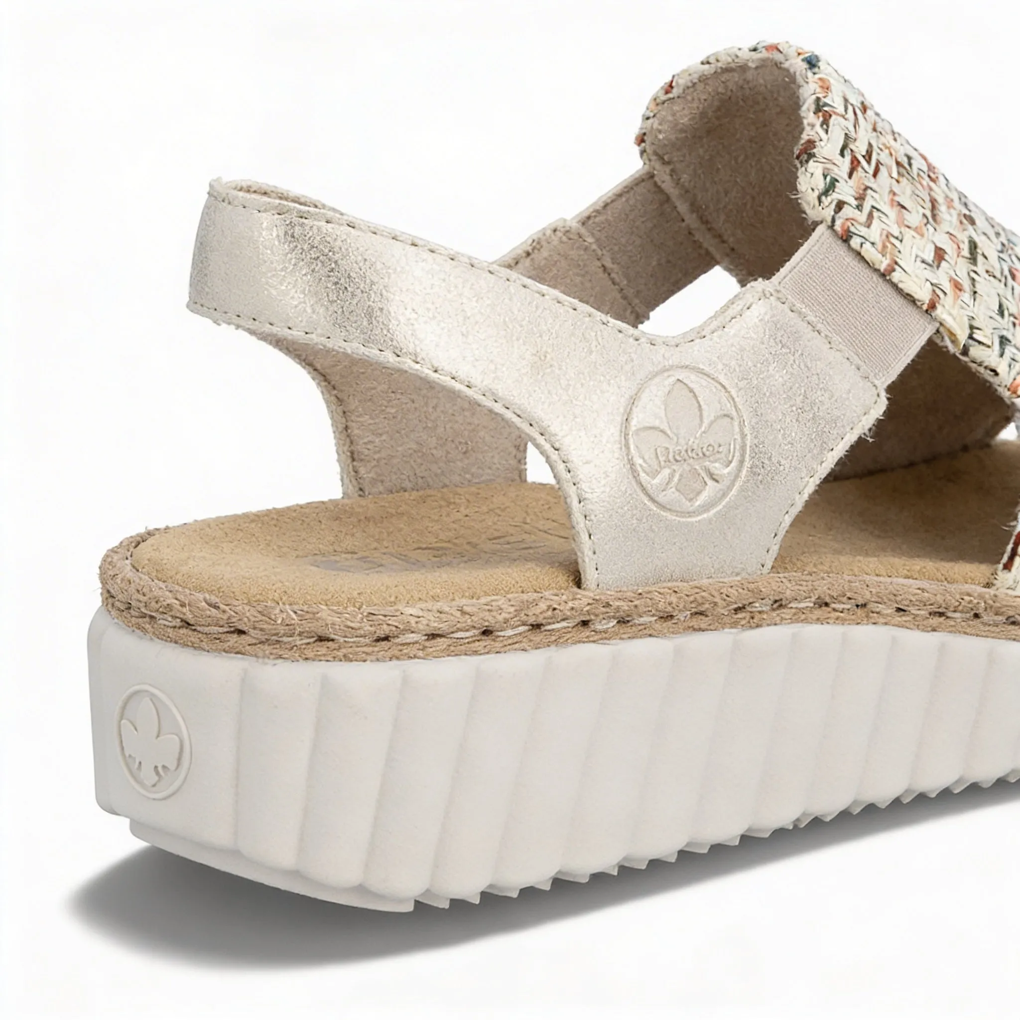 Rieker RACHEL Womens Wedge Sandals Beige sold by Shuperb product image thumbnail 3