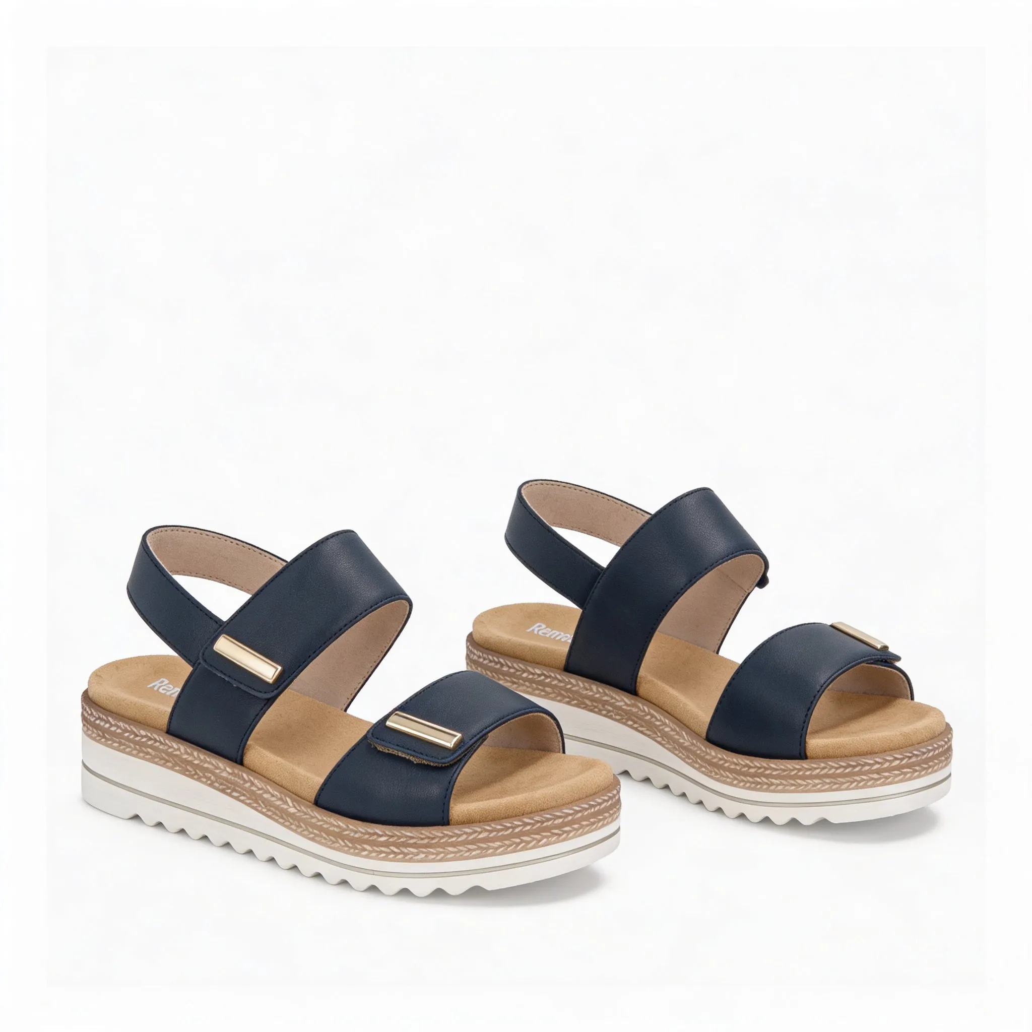 Remonte D0Q59 Womens Ankle Strap Sandals Blue sold by Shuperb product image thumbnail 2