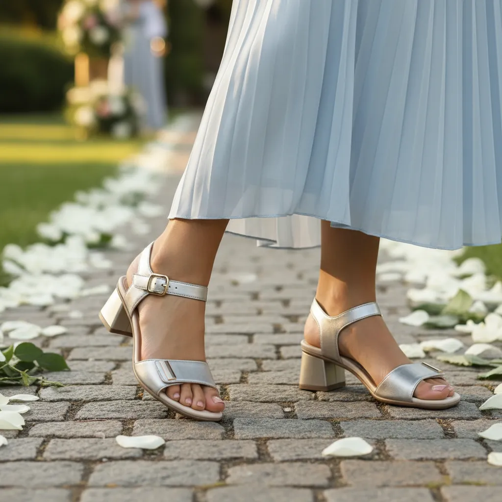 Remonte D1K54 Womens Ankle Strap Sandals Pale Gold sold by Shuperb product image thumbnail 2