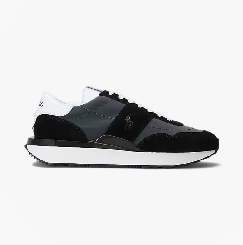 Polo Ralph Lauren TRAIN 89 PP Mens Casual Trainers Reflective Black made by Polo by Ralph Lauren