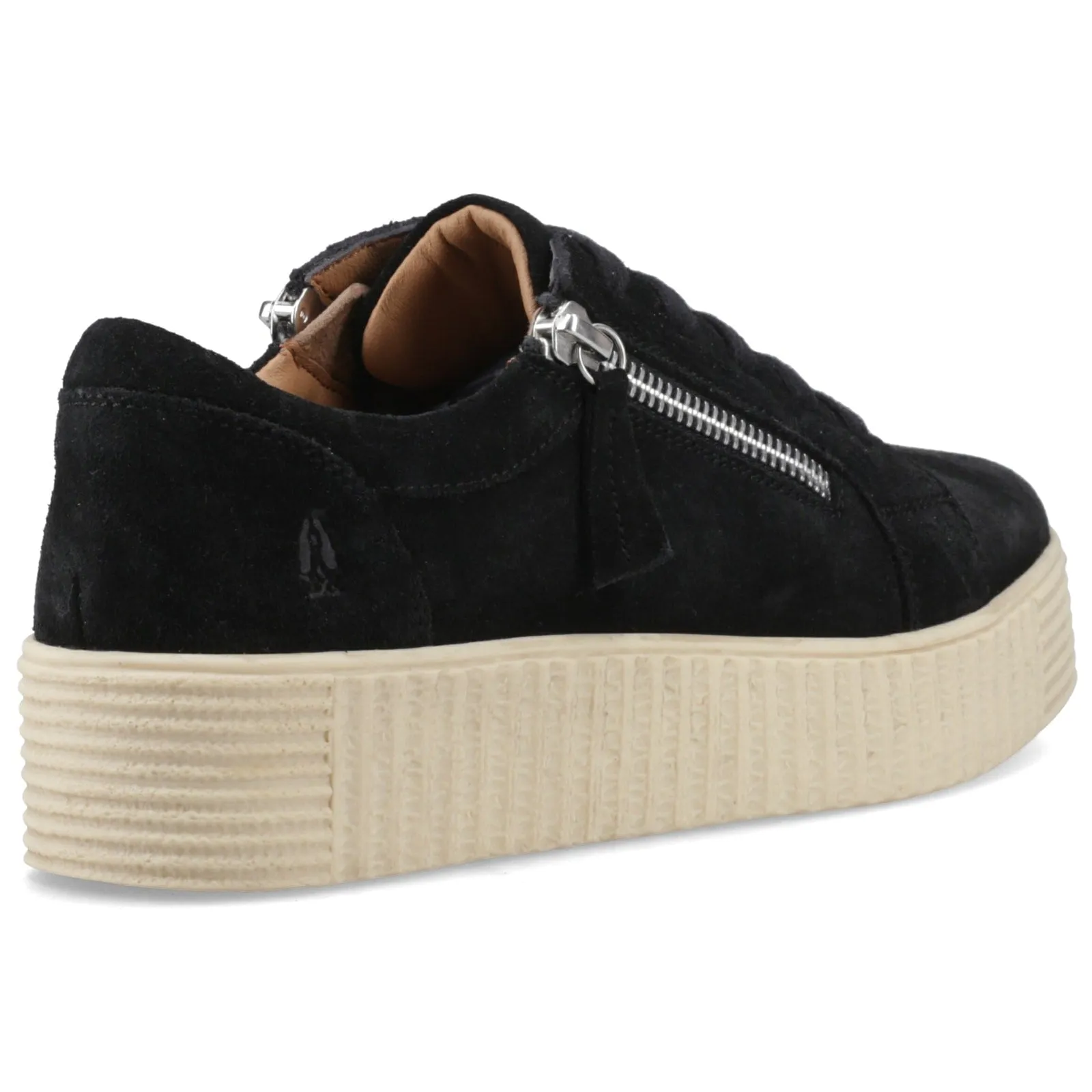 Hush Puppies TARA SUEDE TRAINER Womens Casual Trainers Black sold by Shuperb product image thumbnail 4