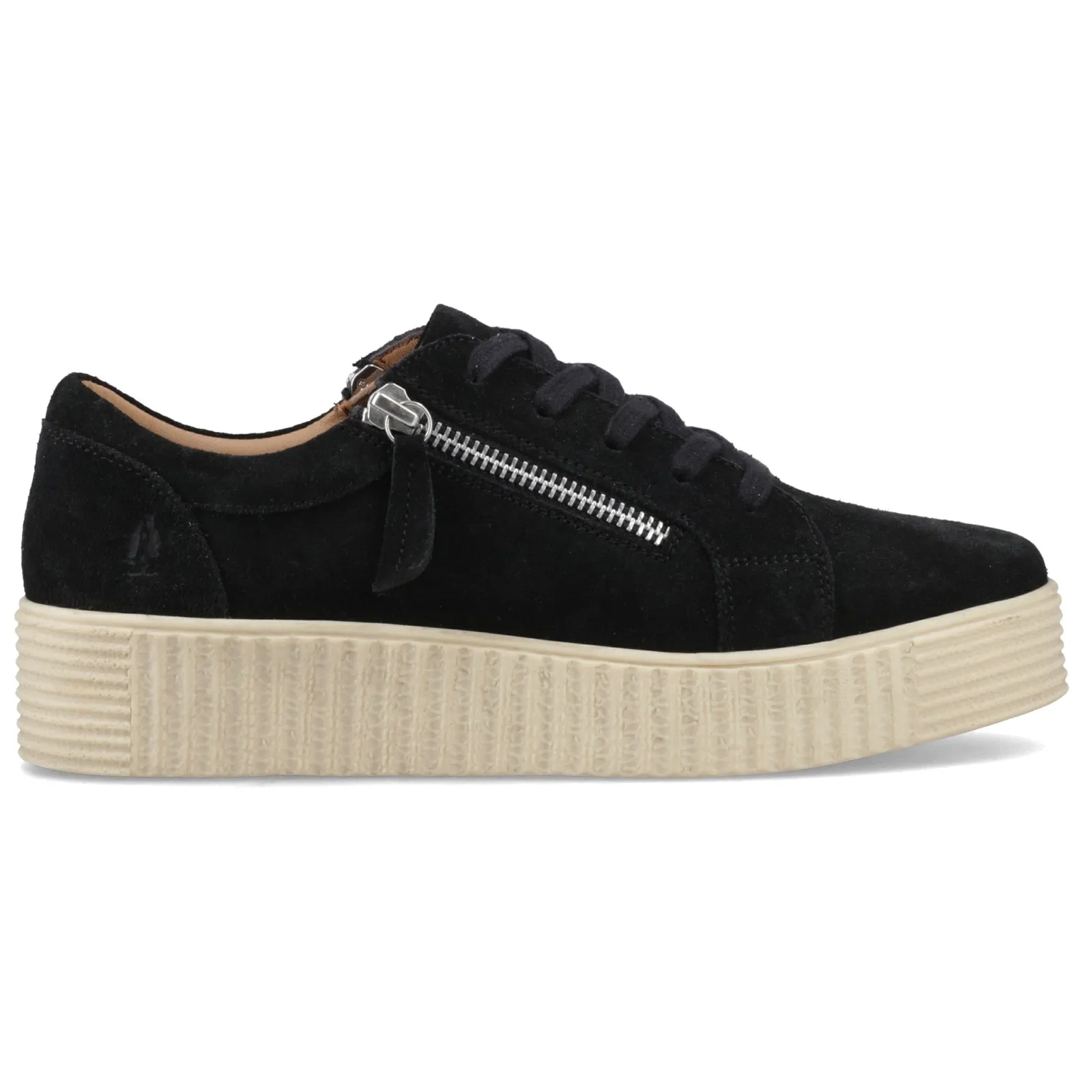 Hush Puppies TARA SUEDE TRAINER Womens Casual Trainers Black sold by Shuperb product image thumbnail 3